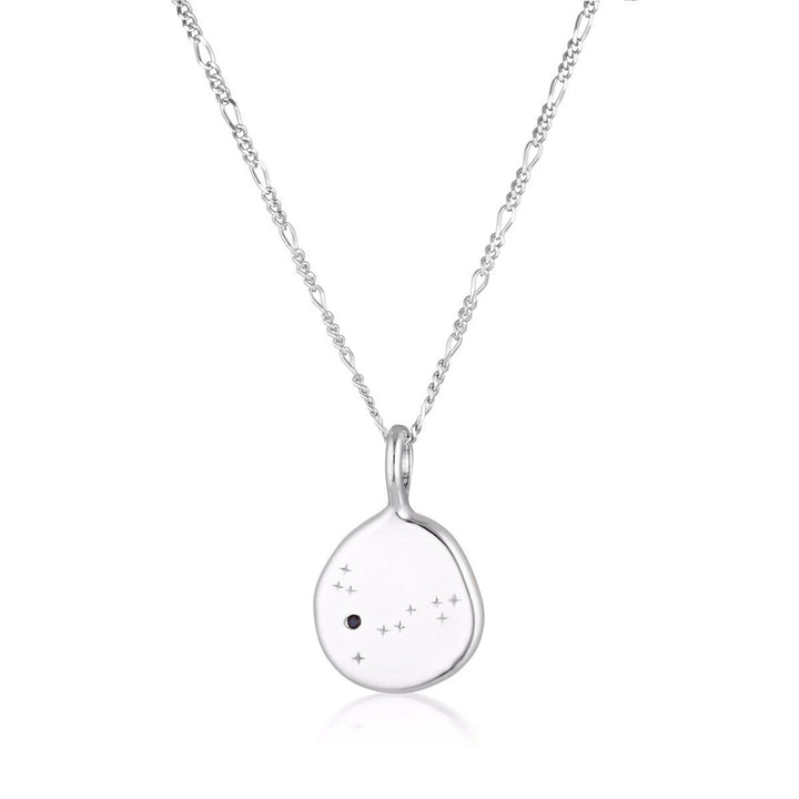 Linda Tahija Zodiac Necklace - Pisces - Silver