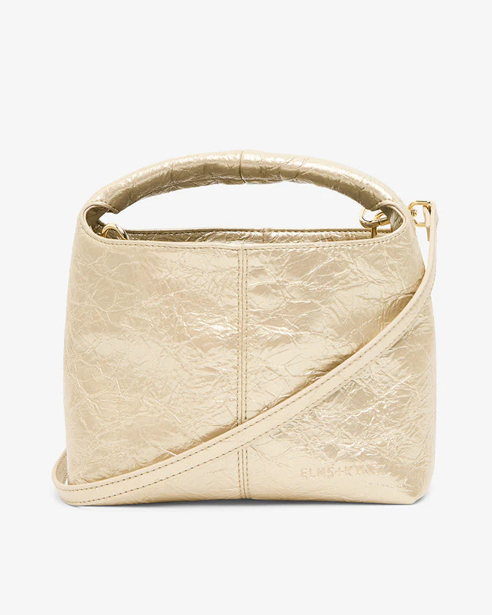 Linton Crossbody - Light Gold Crinkle