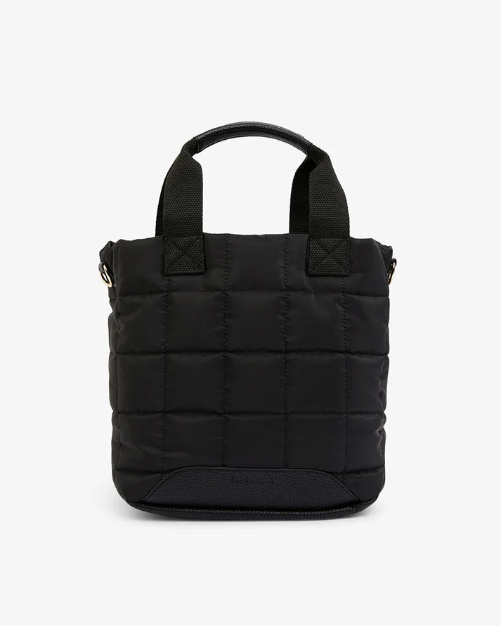 Mini Santa Monica Tote - Black