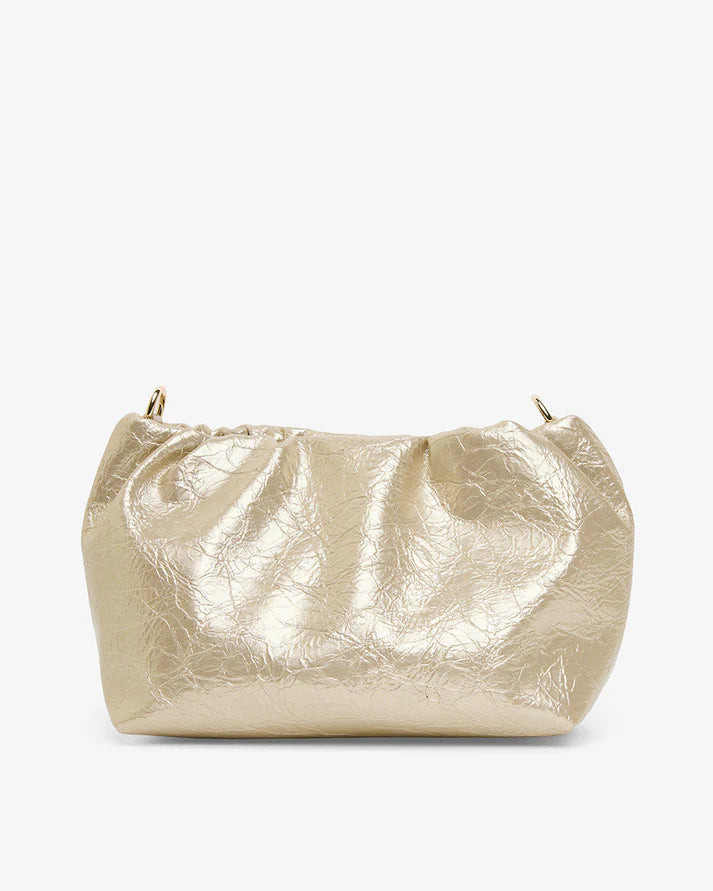 Monty Crossbody - Light Gold Crinkle