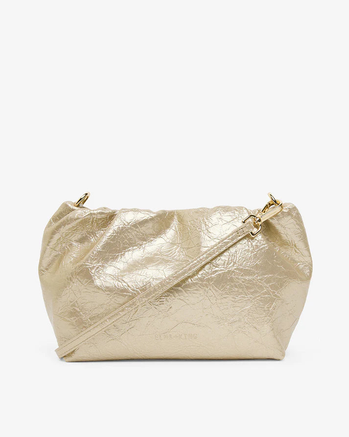 Monty Crossbody - Light Gold Crinkle