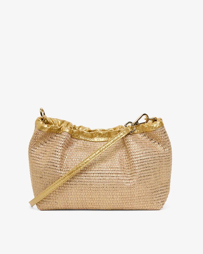 Monty Crossbody - Gold Weave