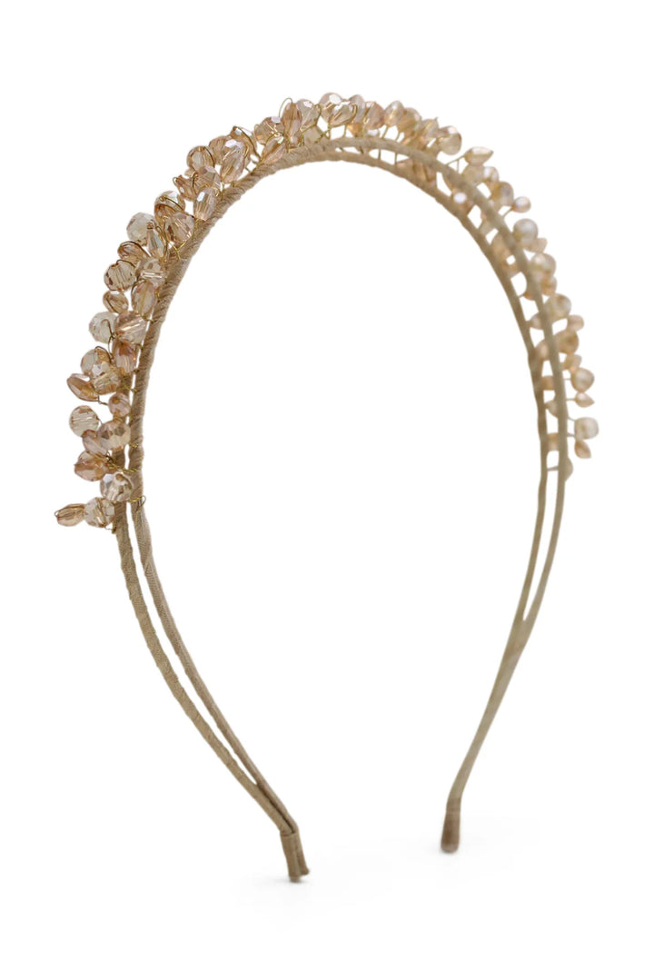 Crystal Headpiece - Gold