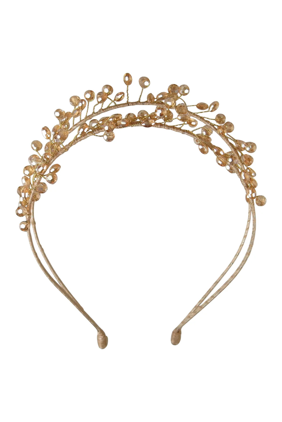 Crystal Headpiece - Gold