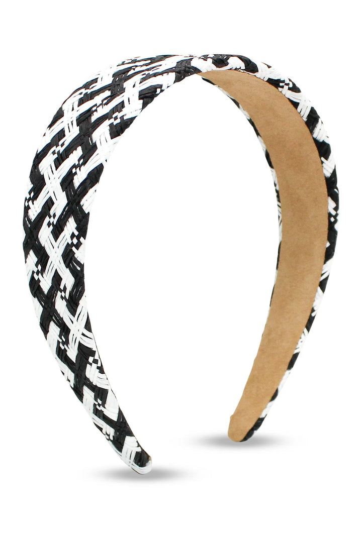 Felicia Headband - Black/White