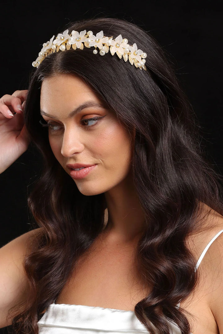 Fleur Headband - Gold