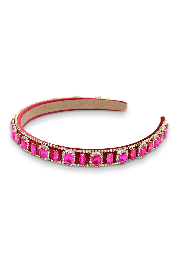 Sabine Headband - Hot Pink