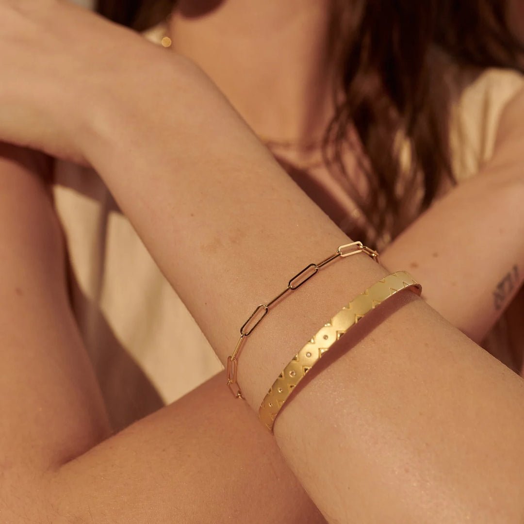 Anchor Bracelet - 18KT Yellow Gold