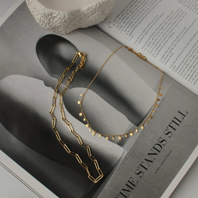 Anchor Choker - 18KT Yellow Gold