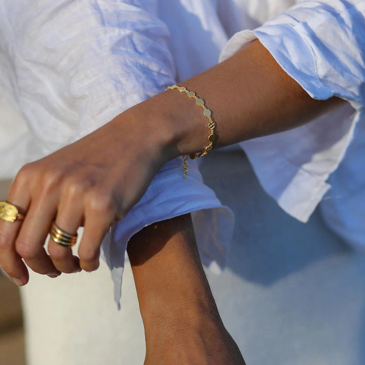 Orb Bracelet - 18KT Yellow Gold