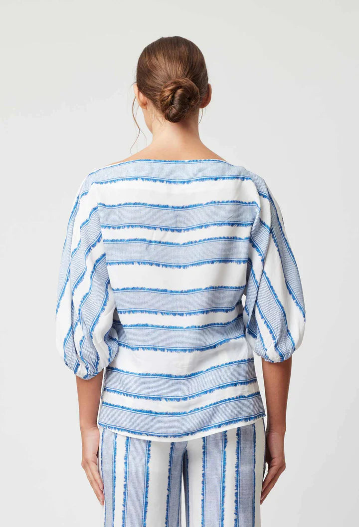 Positano Top - Sorrento Stripe