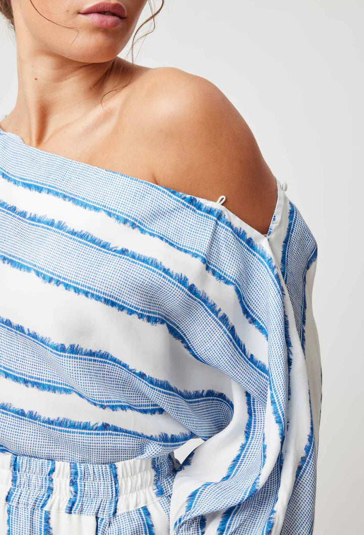 Positano Top - Sorrento Stripe