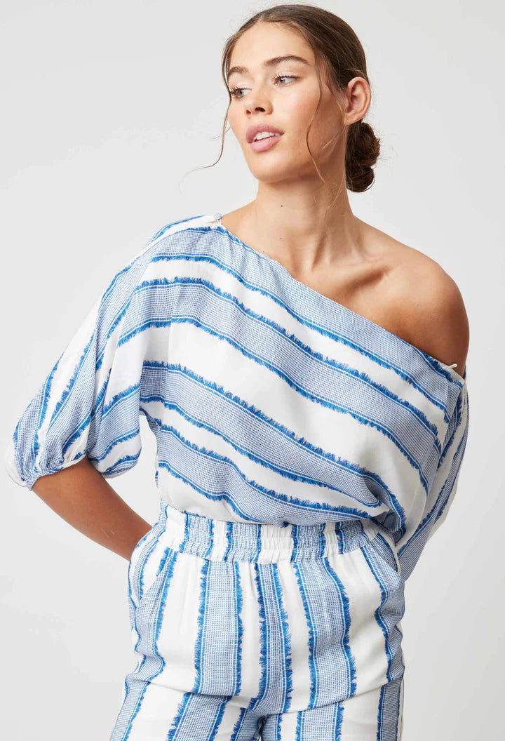 Positano Top - Sorrento Stripe