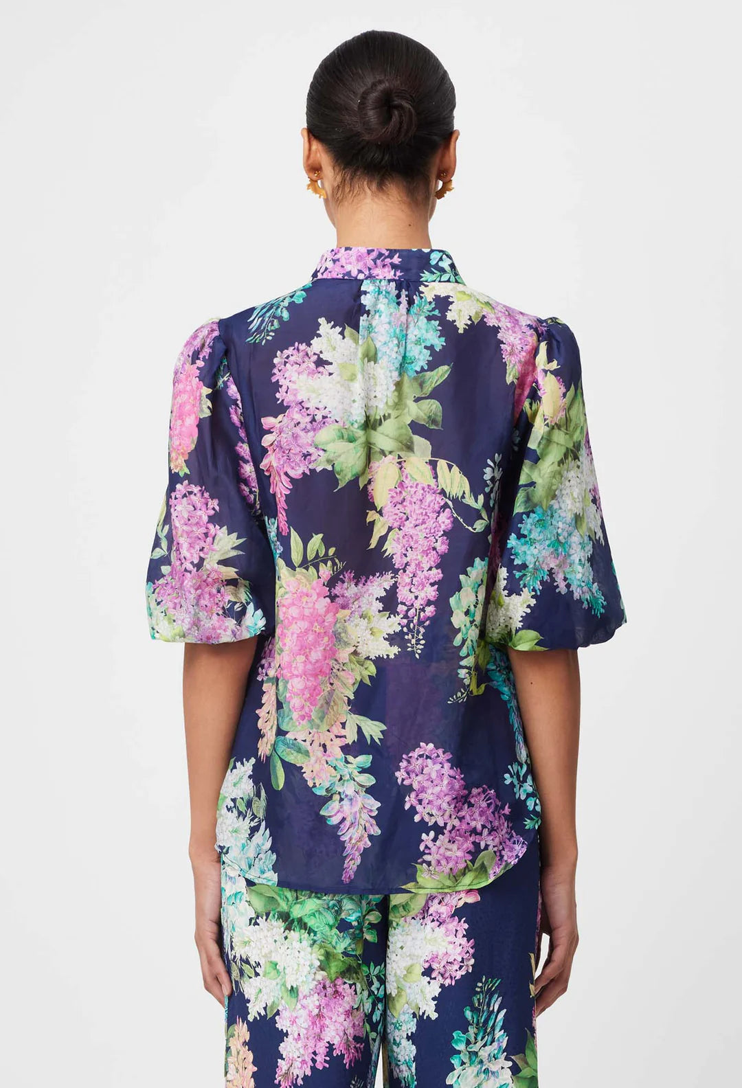 Bahia Top - Navy Wisteria