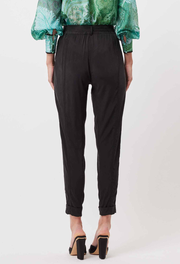 Transit Stretch Cupro Pant - Black