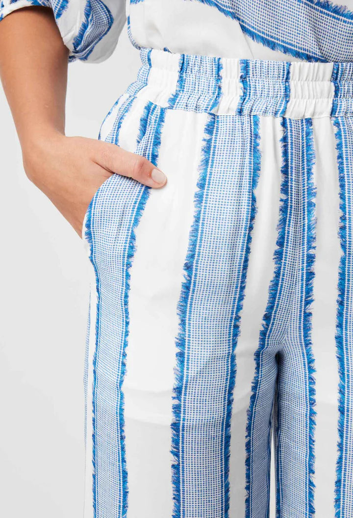 Positano Wide Leg Pant - Sorrento Stripe