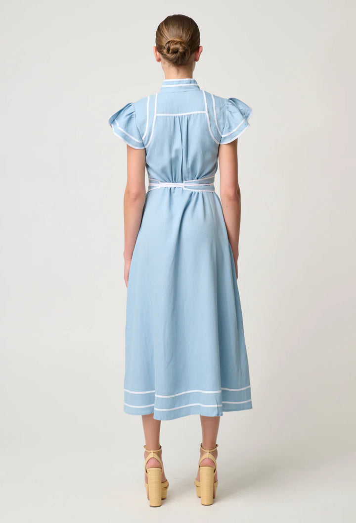 Panama Tencel Dress - Chambray