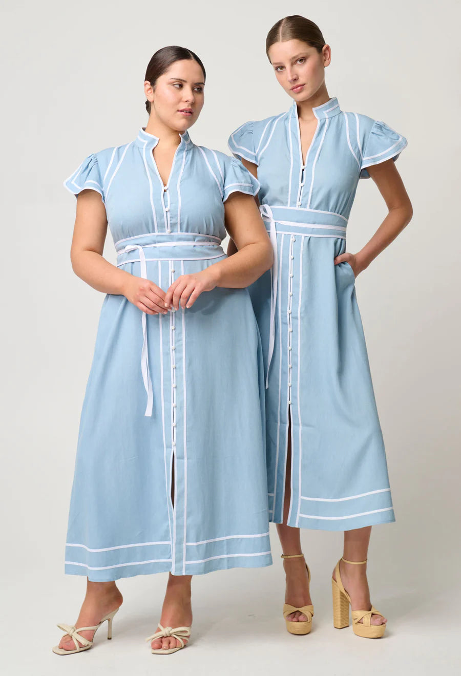 Panama Tencel Dress - Chambray