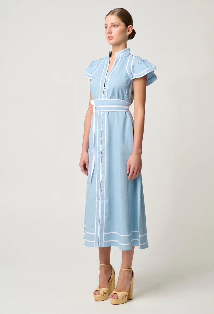 Panama Tencel Dress - Chambray