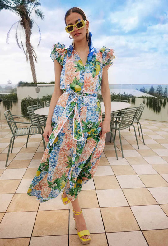 Paradiso Dress - Limonata Print