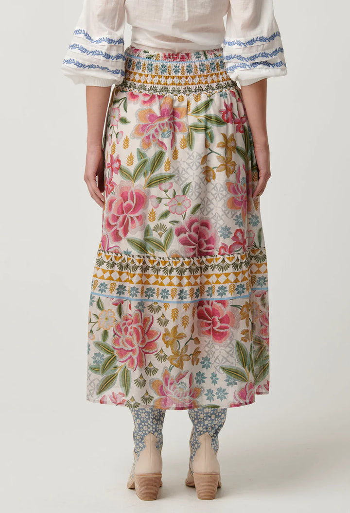 Cordelia Cotton Slub Skirt - Azalea Fields