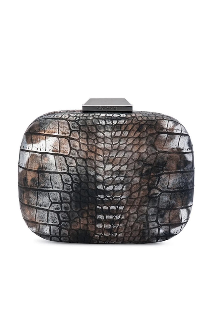 Rosa Clutch - Gunmetal