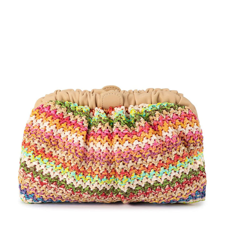 Amalia Petite Gathered Clutch - Multi