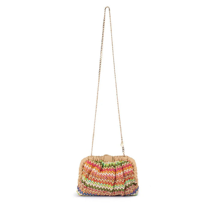 Amalia Petite Gathered Clutch - Multi