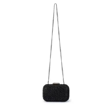 Keren Diamond Hotfix Clutch - Black