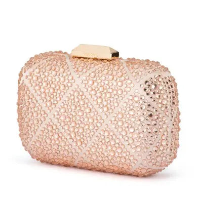 Keren Diamond Hotfix Clutch - Blush