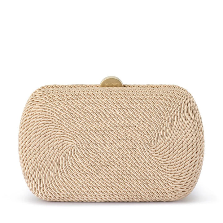 Martina Rope Clutch - Natural