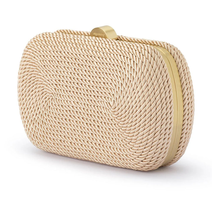 Martina Rope Clutch - Natural