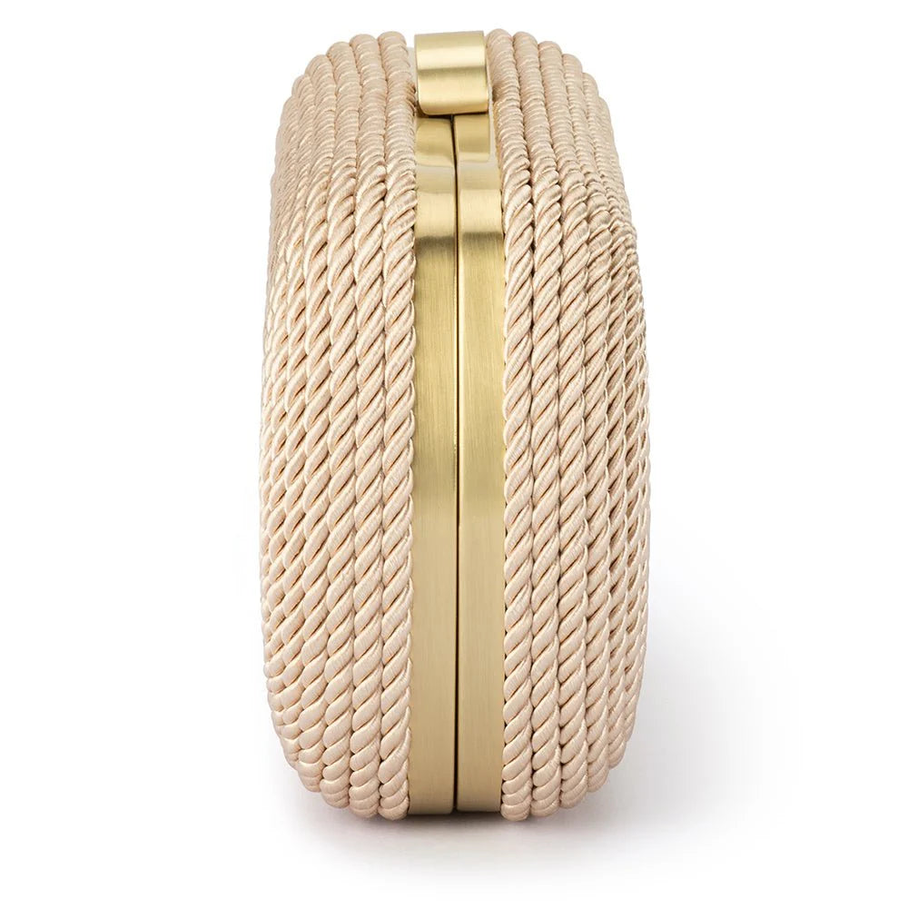 Martina Rope Clutch - Natural