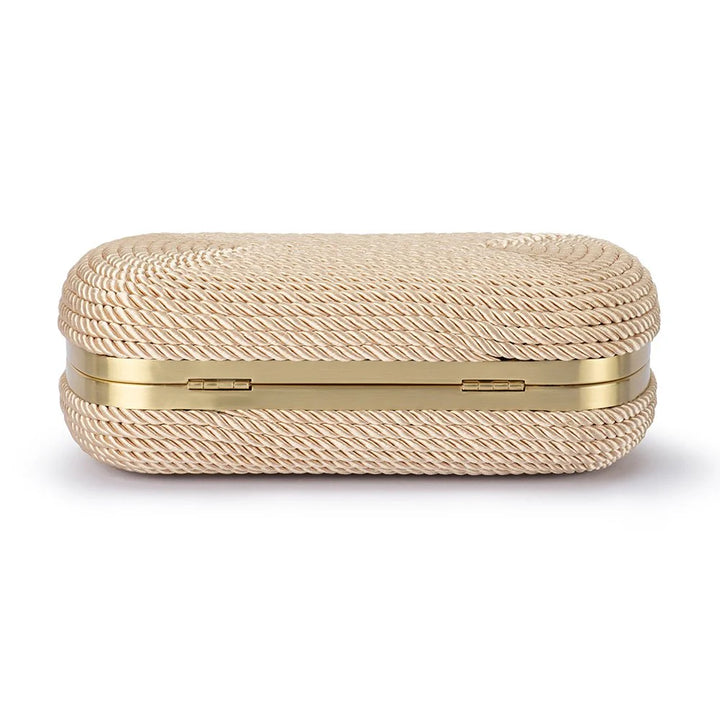 Martina Rope Clutch - Natural