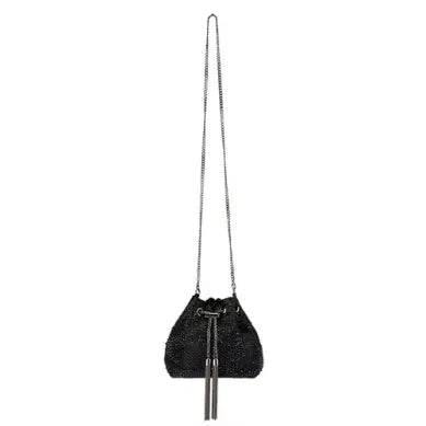 Mika Crystal Pouch - Black