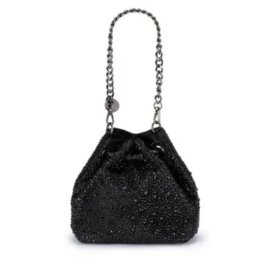 Mika Crystal Pouch - Black