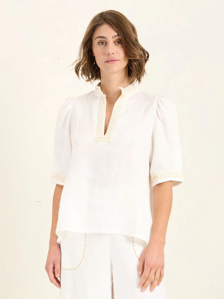 Peek Blouse - Ivory