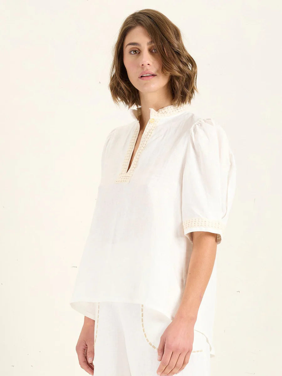 Peek Blouse - Ivory