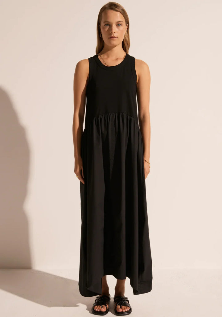 Toya Tank Dress - Black