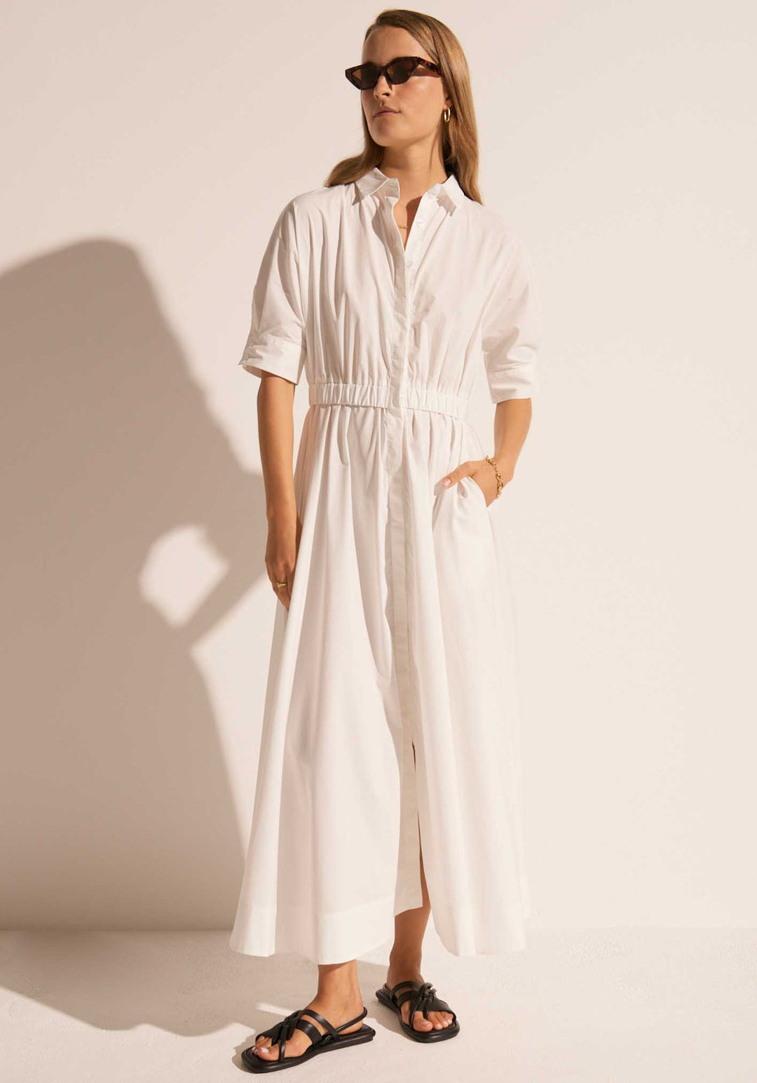 Toya Maxi Dress - White