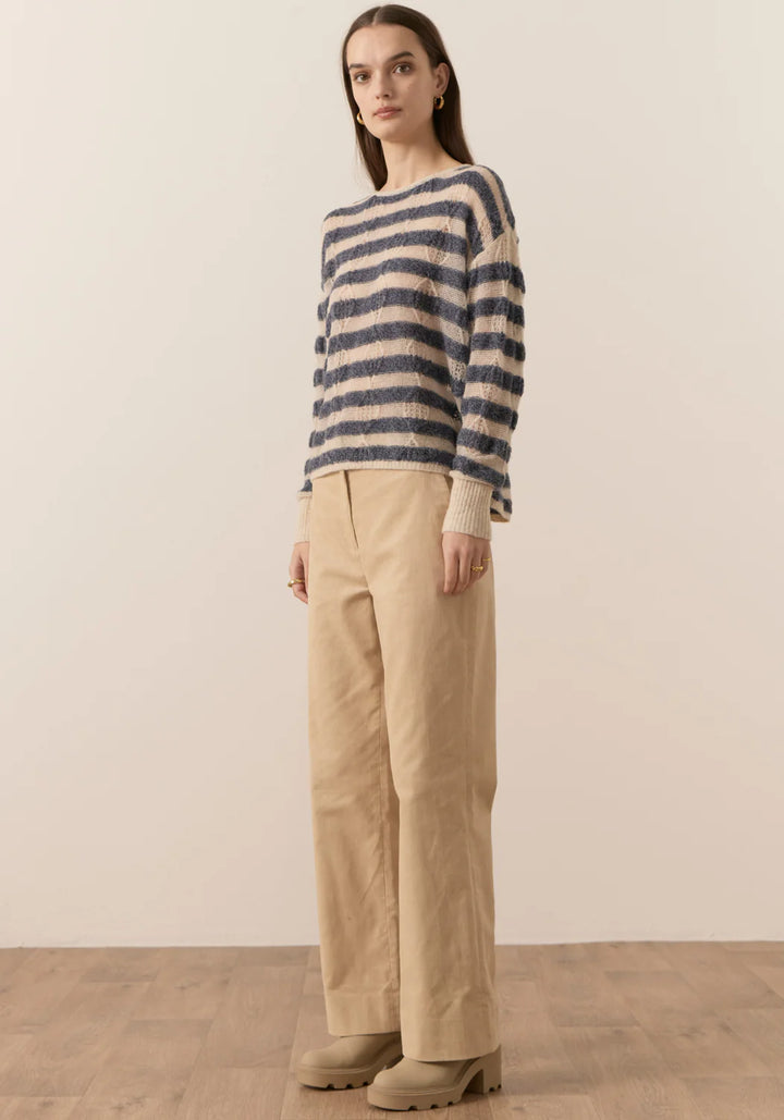 Thomas Corduroy Pant - Ecru