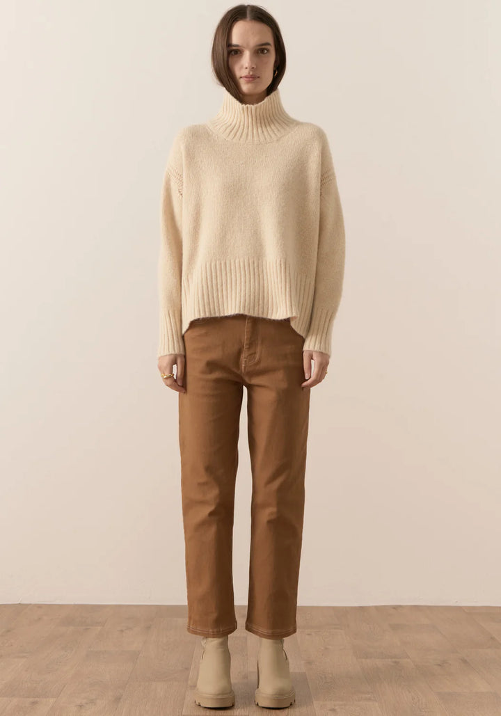 Fin Turtleneck Knit - Butter