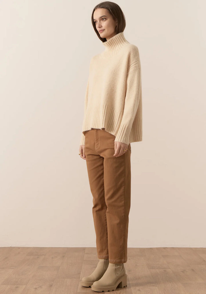 Fin Turtleneck Knit - Butter