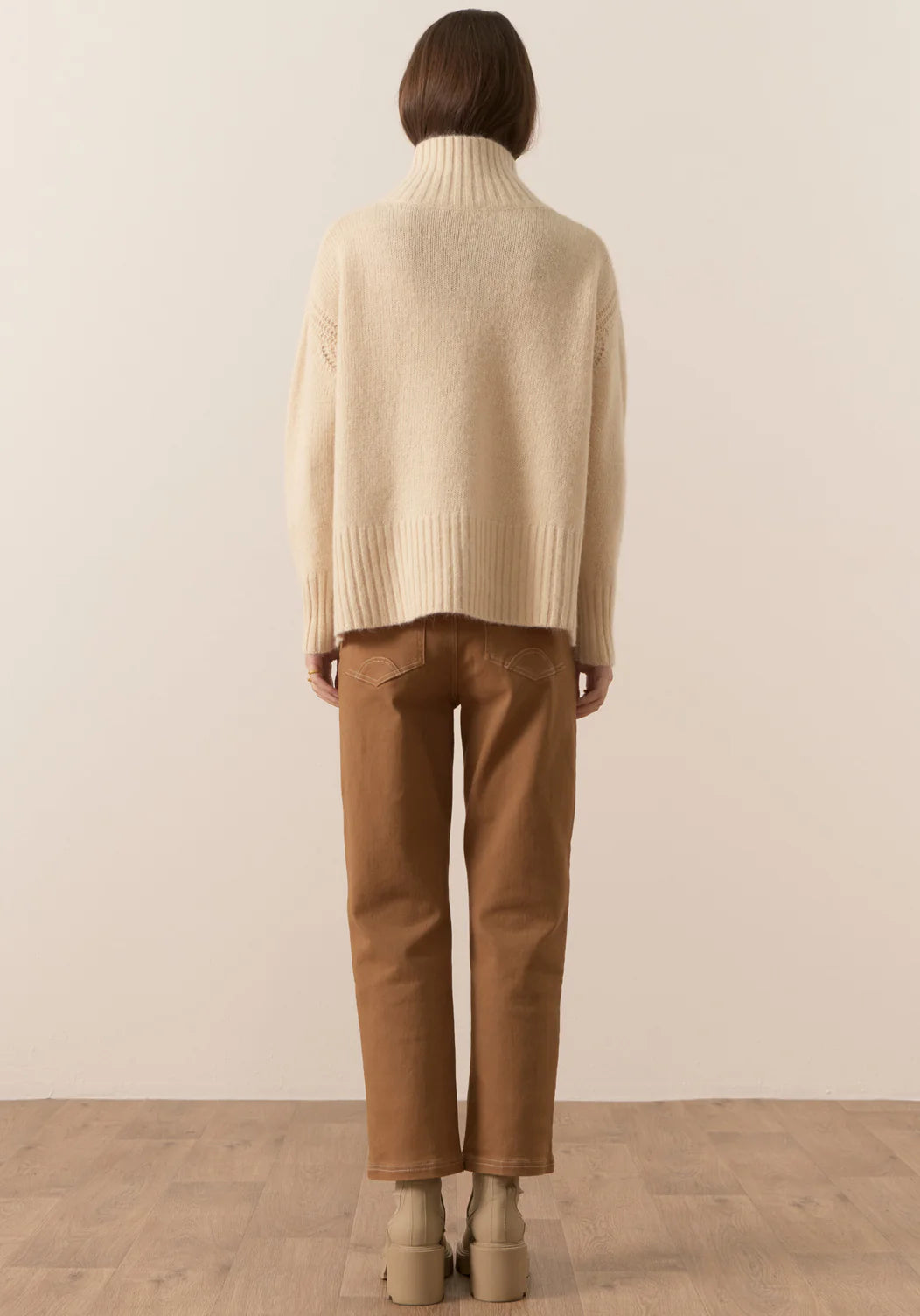 Fin Turtleneck Knit - Butter