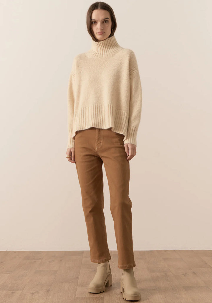 Fin Turtleneck Knit - Butter