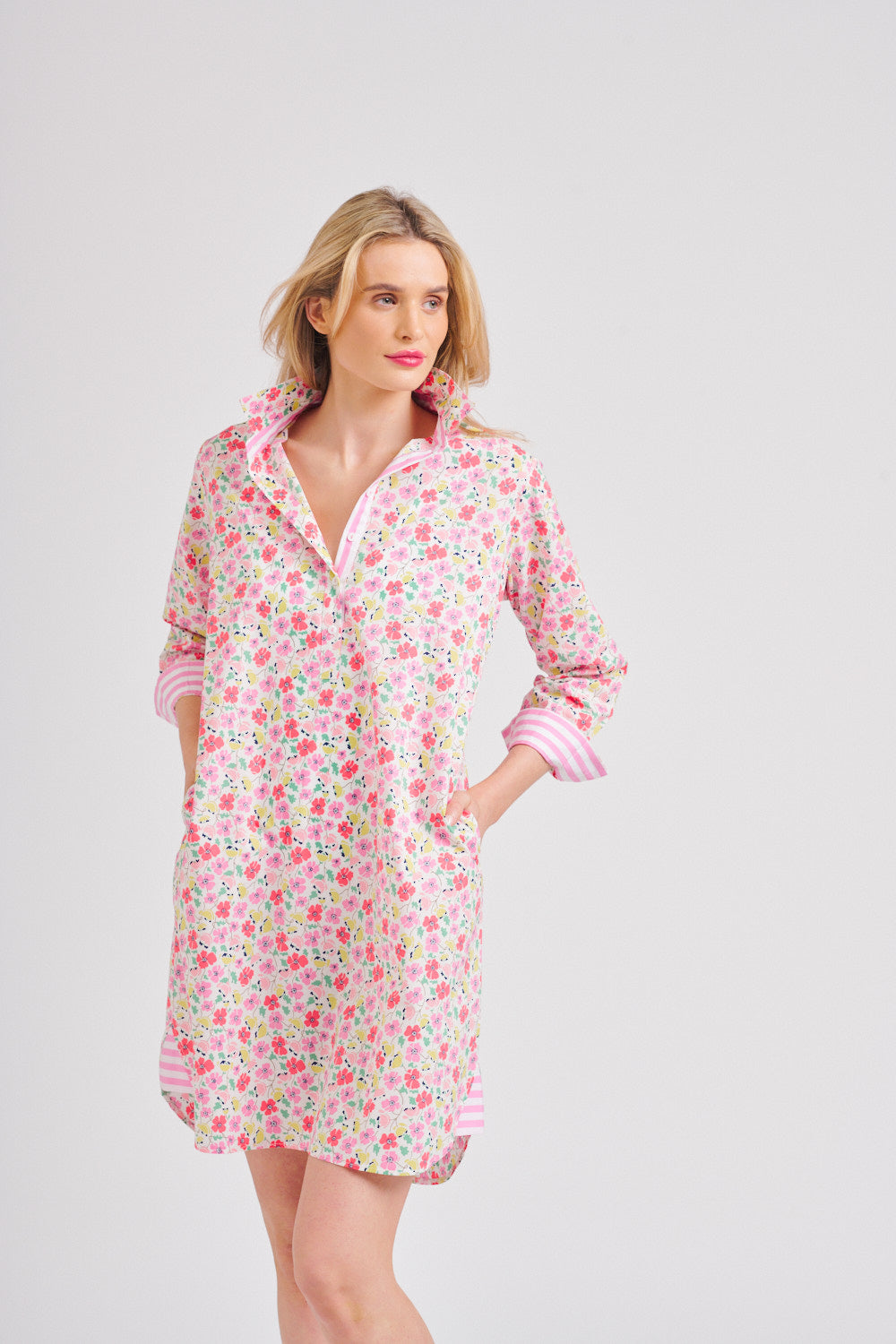 The Popover Shirtdress - Spring Floral