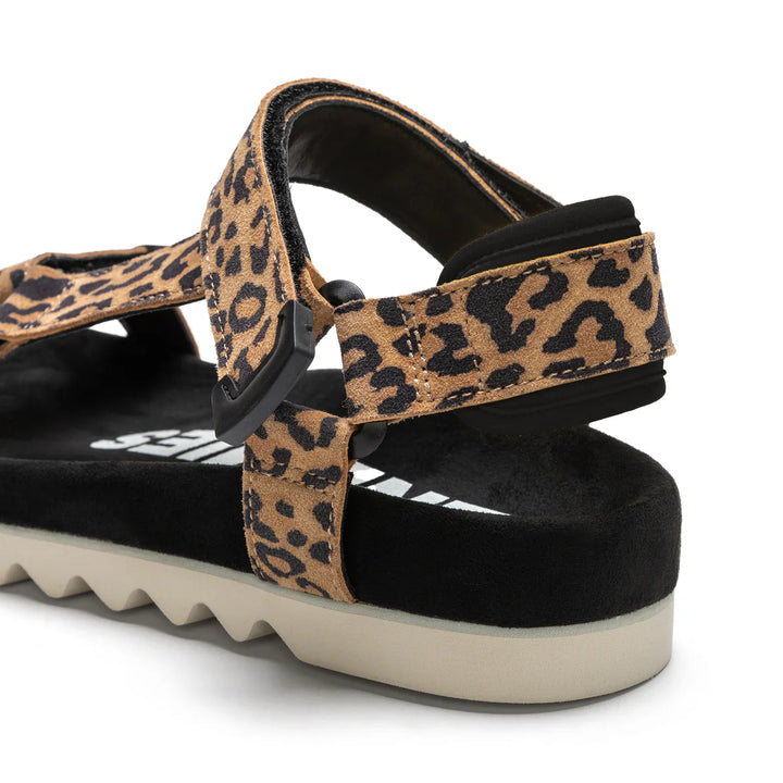 Tooth Wedge Sandal - Leopard