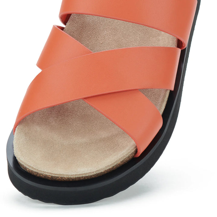 Rhodes Cross Slide - Tangerine