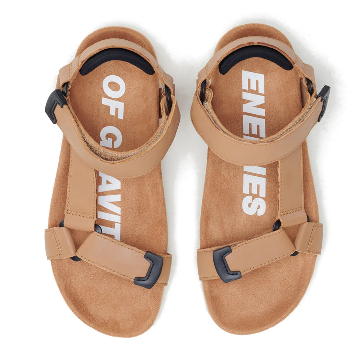 Tooth Wedge Sandal - Soft Tan