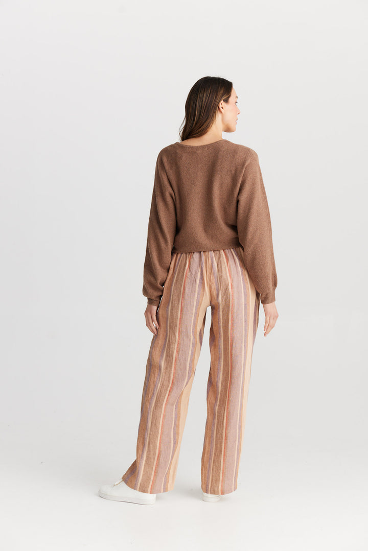 Souk Pants - Santal Stripe